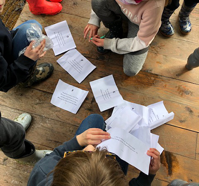 kids party game - scavenger hunt