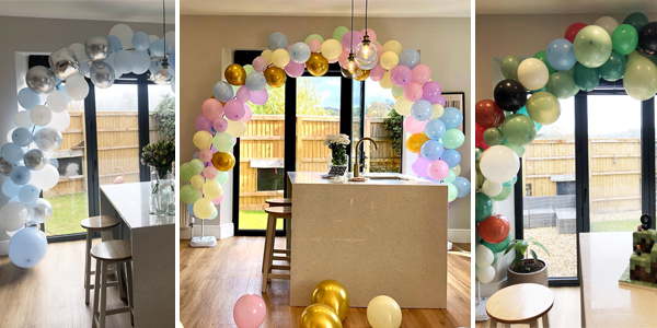 balloon arches at home